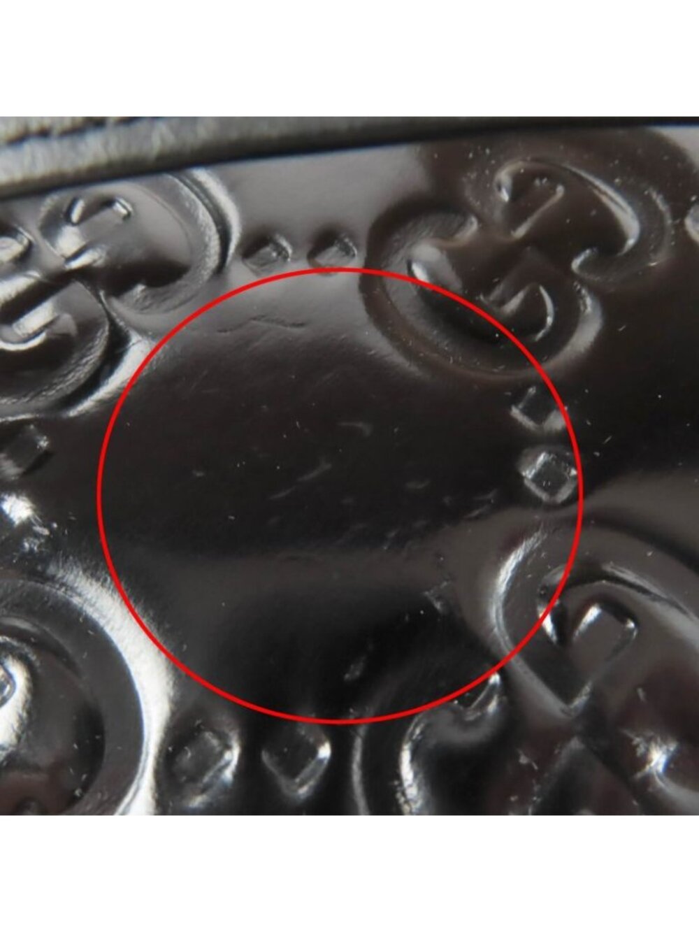 Gucci Leather Interlocking Sandals Black Gold 36.5 - Picture 12 of 12